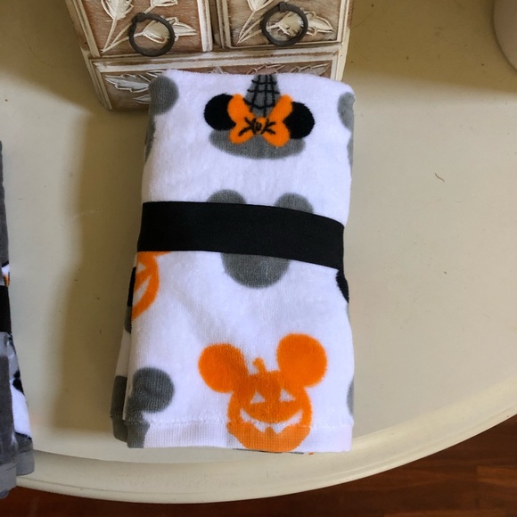 Disney Accessories - New Disney Mickey Halloween Hand Towels set of Two